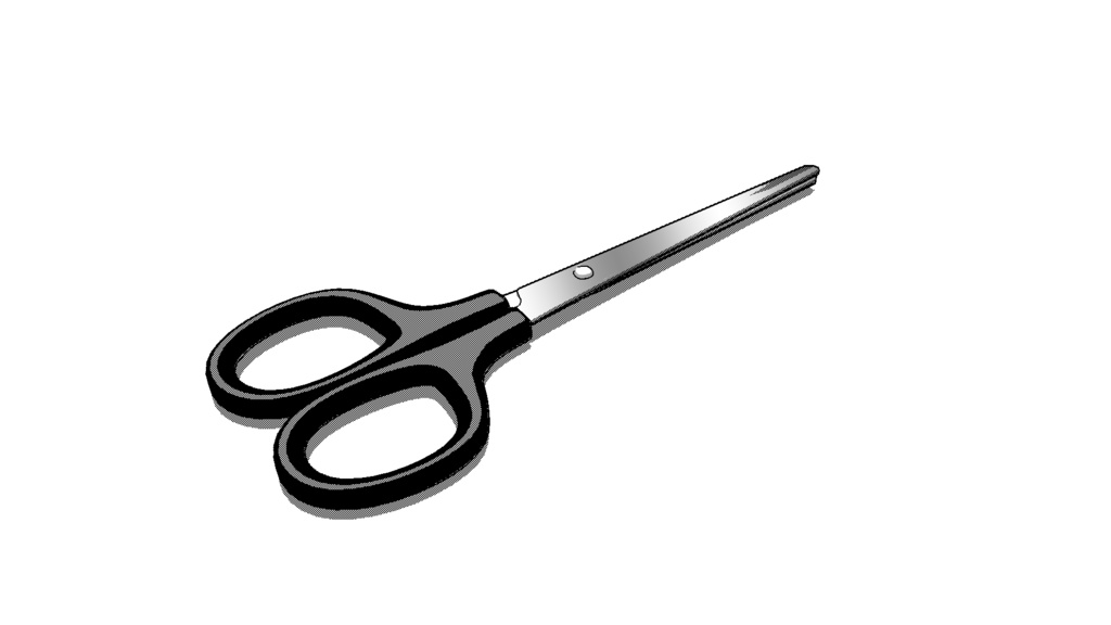 【3D素材_fbx】はさみ