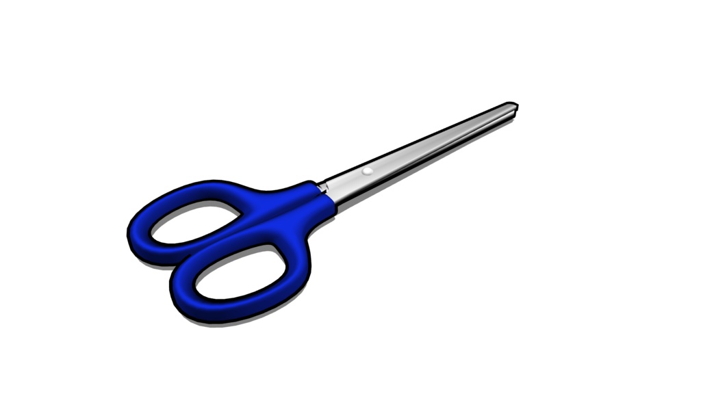 【3D素材_fbx】はさみ