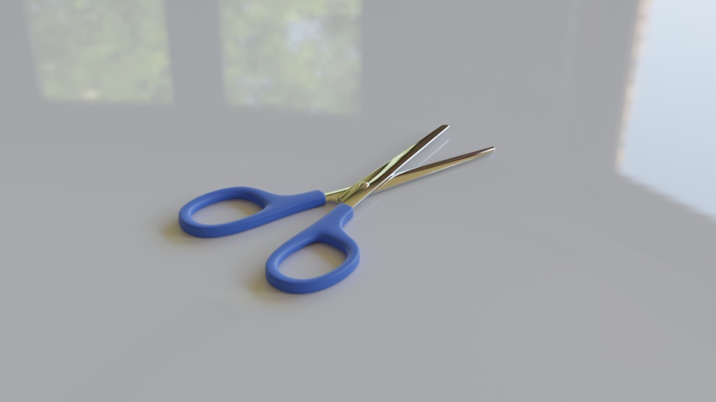 【3D素材_fbx】はさみ