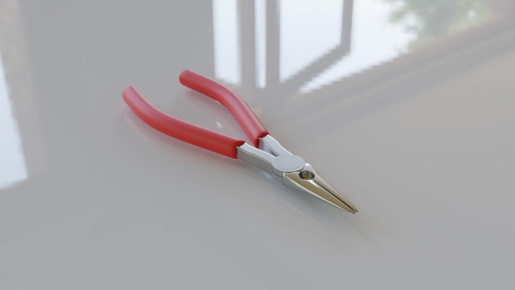 【3D素材_fbx】ペンチ