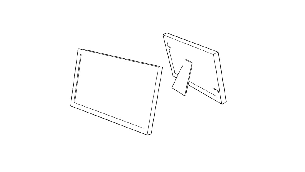 【3D素材_fbx】写真立て