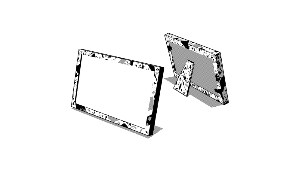 【3D素材_fbx】写真立て