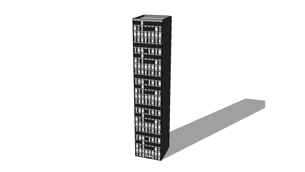 【3D素材_fbx】ビル