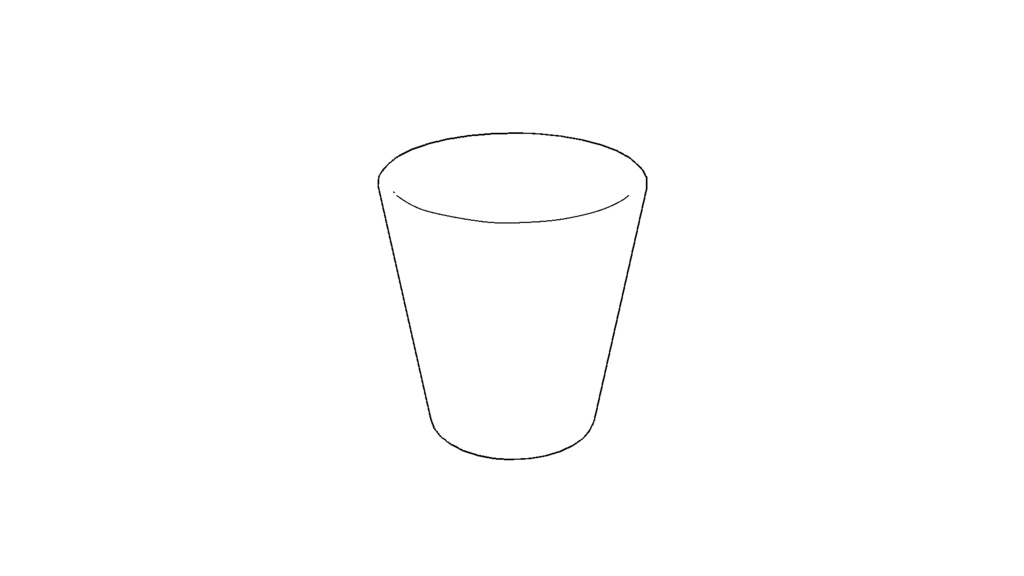 【3D素材_fbx】木製コップ