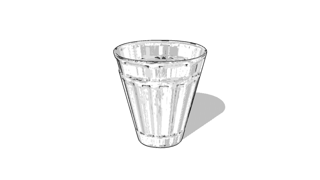 【3D素材_fbx】グラス