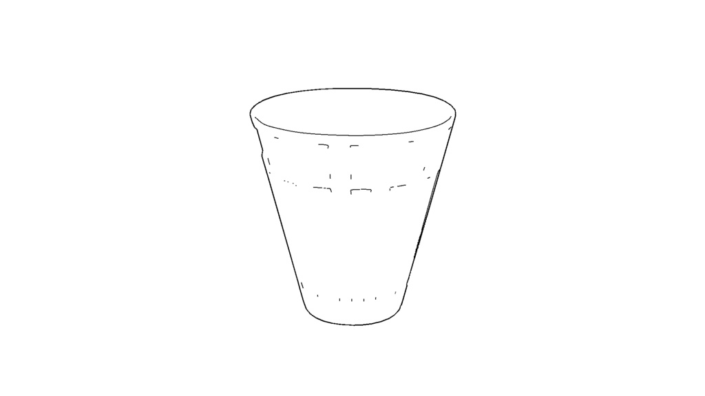 【3D素材_fbx】グラス