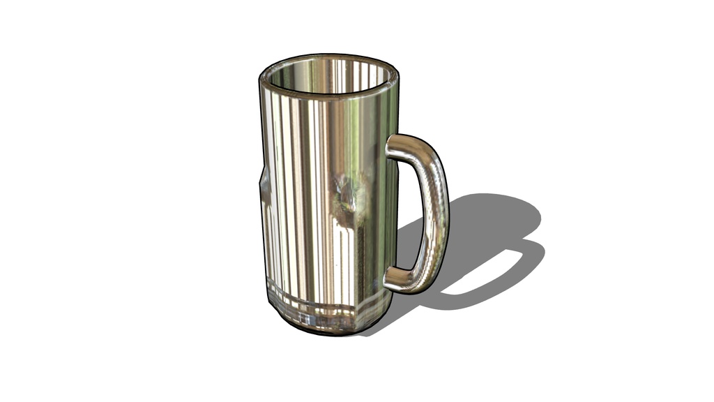 【3D素材_fbx】ビールジョッキ