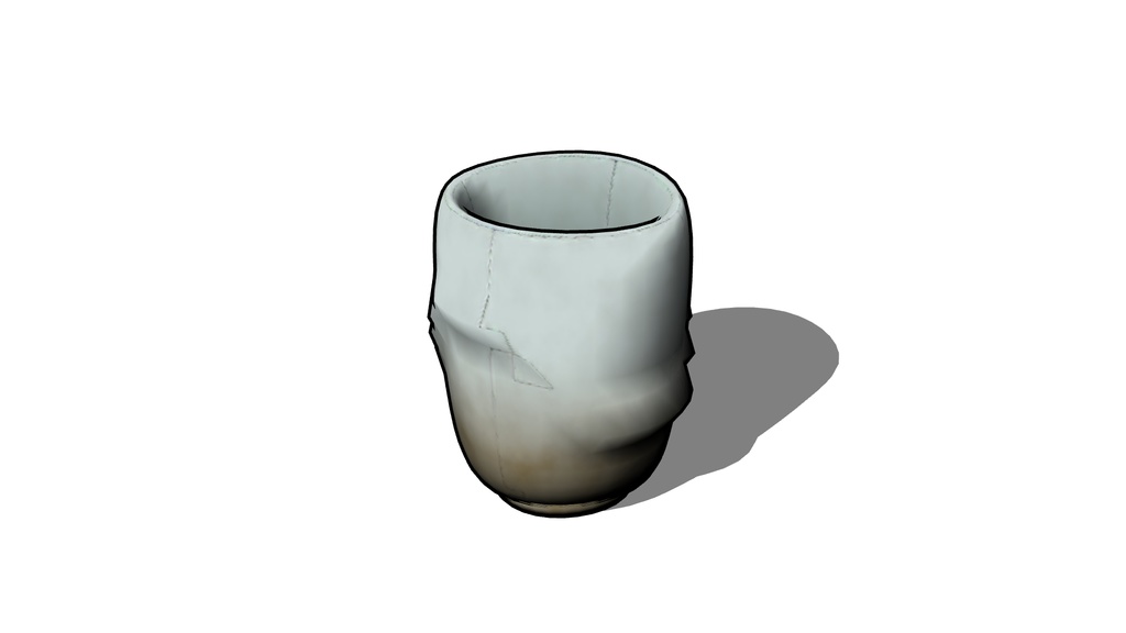 【3D素材_fbx】湯呑み