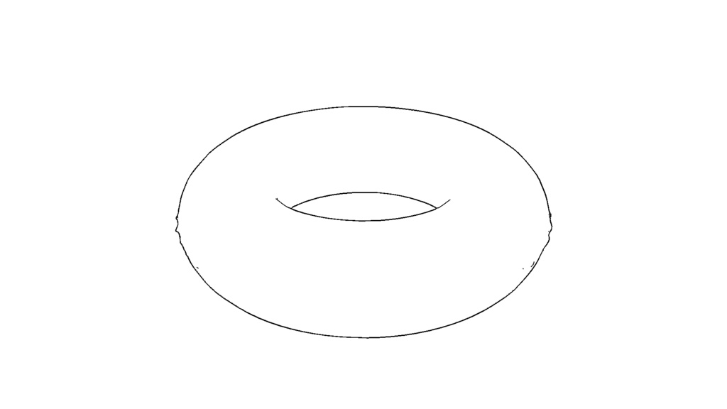 【3D素材_fbx】浮き輪