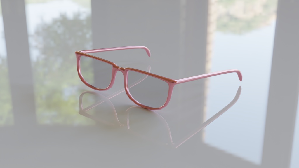 【3D素材_fbx】メガネ