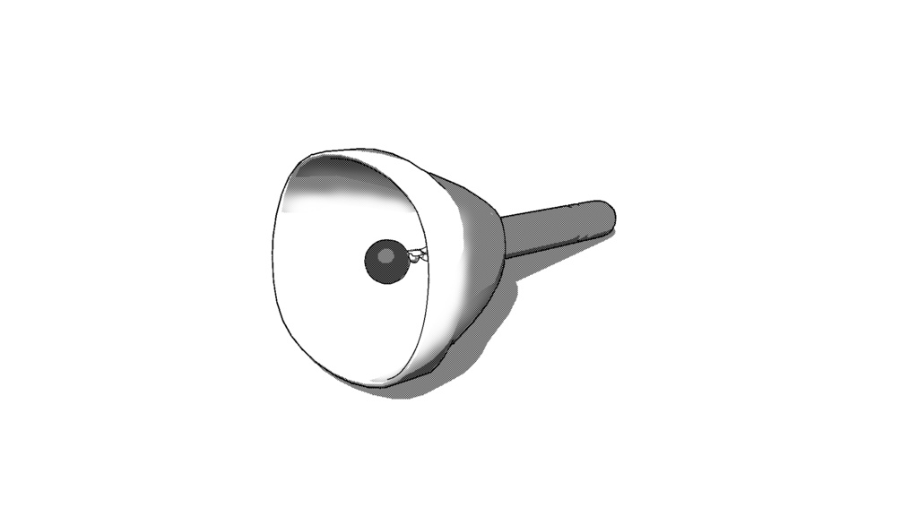 【3D素材_fbx】ハンドベル