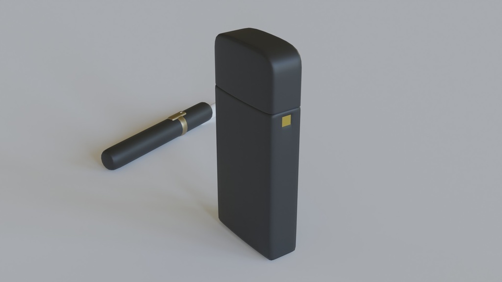 【3D素材_fbx】電子タバコのチャージャー