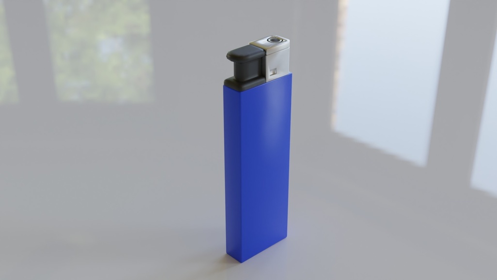 【3D素材_fbx】ライター