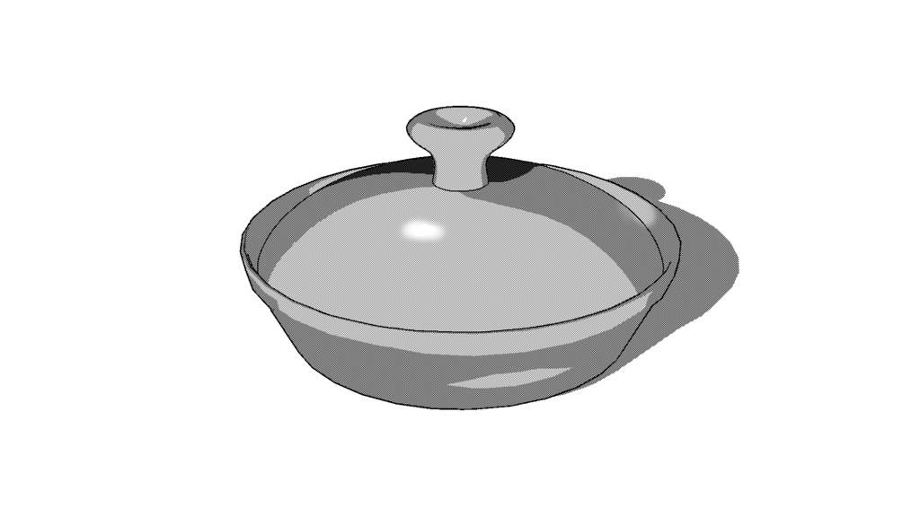 【3D素材_fbx】土鍋