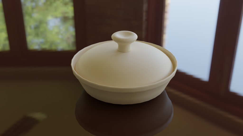 【3D素材_fbx】土鍋