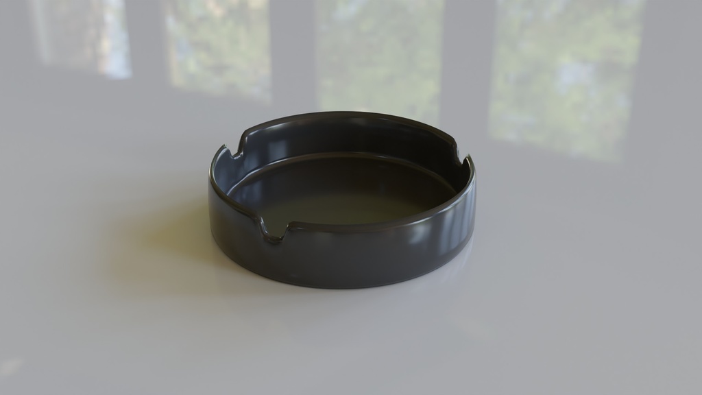 【3D素材_fbx】灰皿