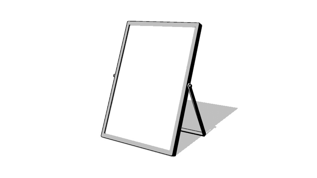 【3D素材_fbx】鏡