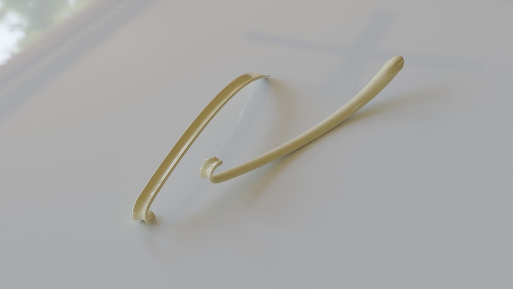 【3D素材_fbx】靴べら