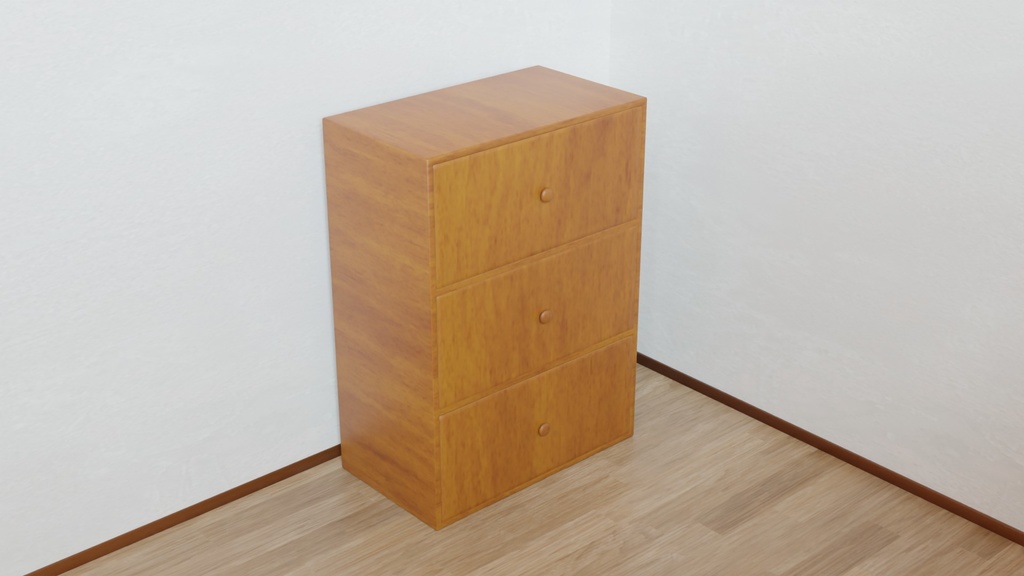 【3D素材_fbx】小棚