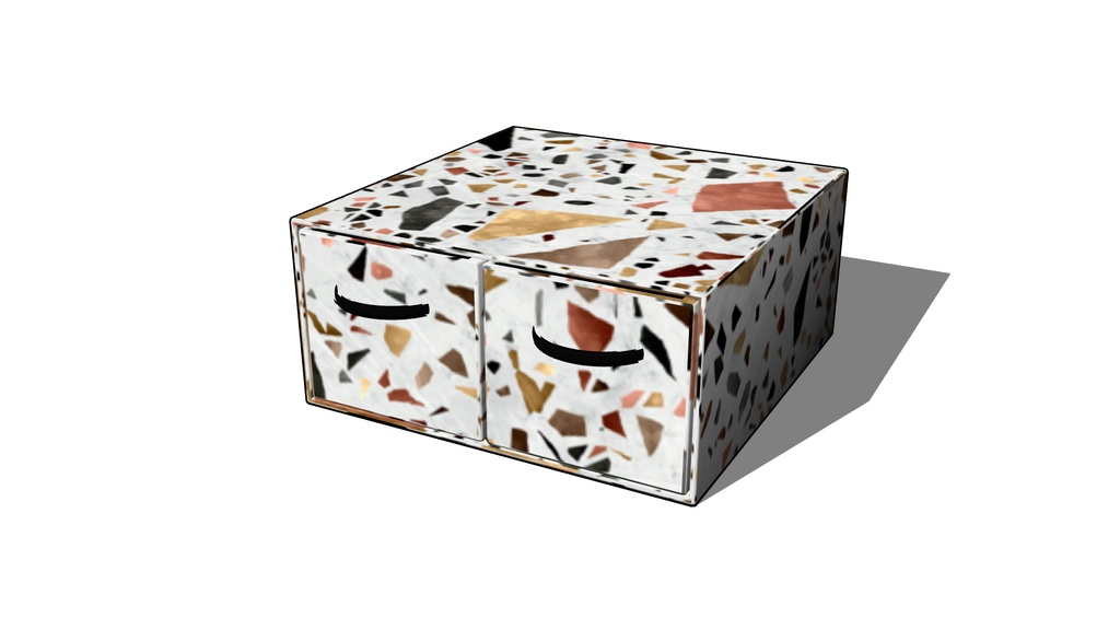 【3D素材_fbx】小物入れ