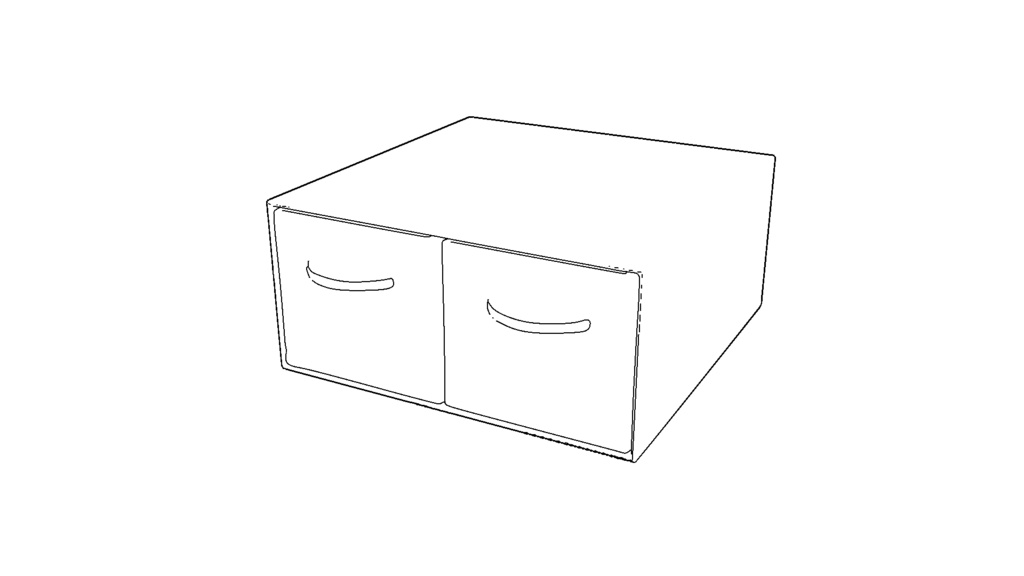 【3D素材_fbx】小物入れ