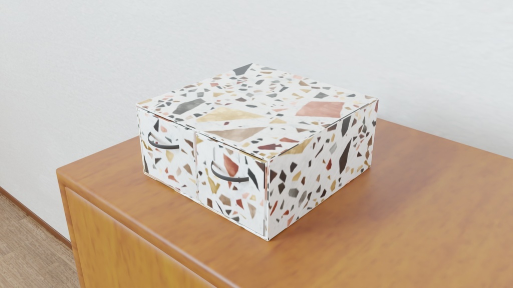 【3D素材_fbx】小物入れ