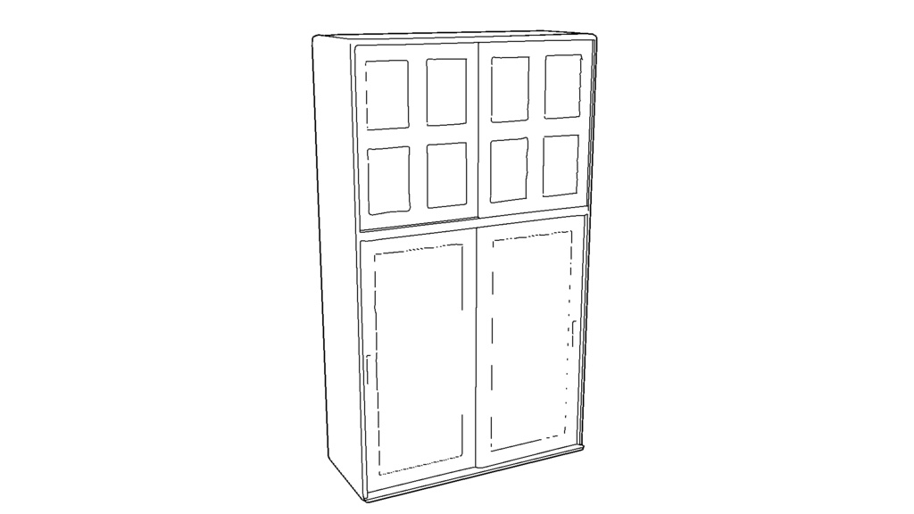 【3D素材_fbx】収納棚