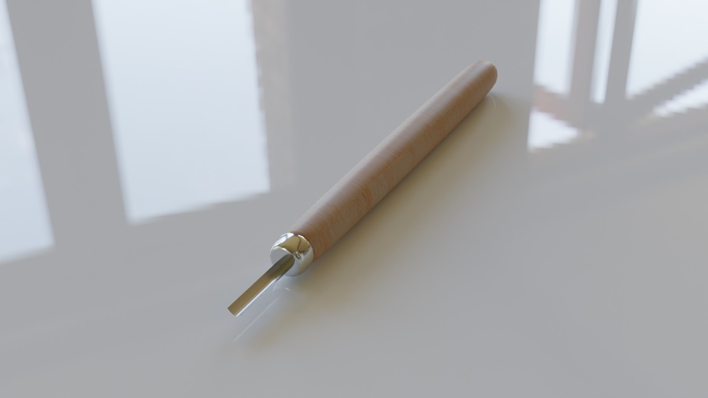 【3D素材_fbx】彫刻刀