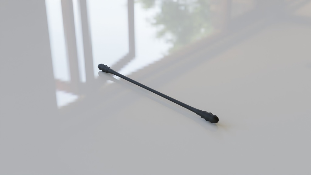 【3D素材_fbx】綿棒