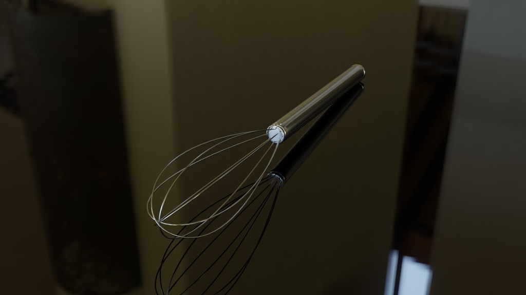 【3D素材_fbx】泡立て器