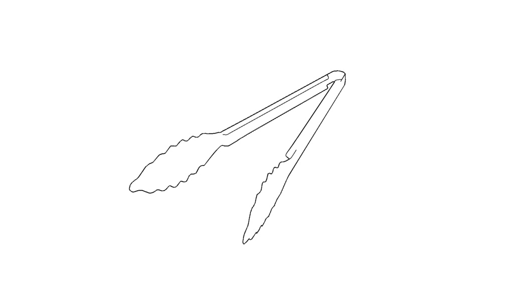 【3D素材_fbx】トング