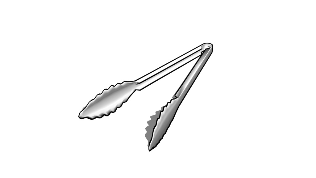 【3D素材_fbx】トング