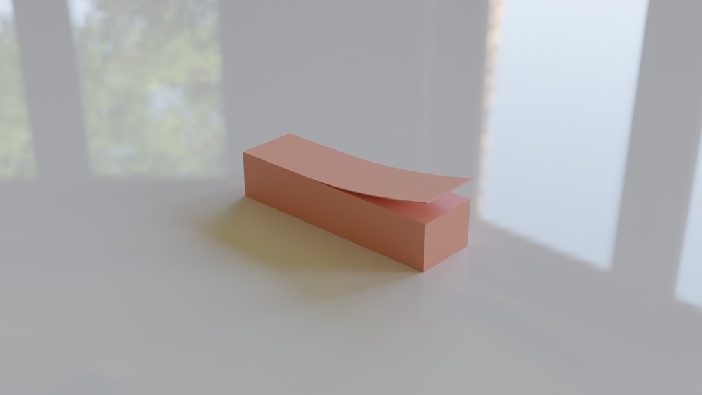 【3D素材_fbx】付箋