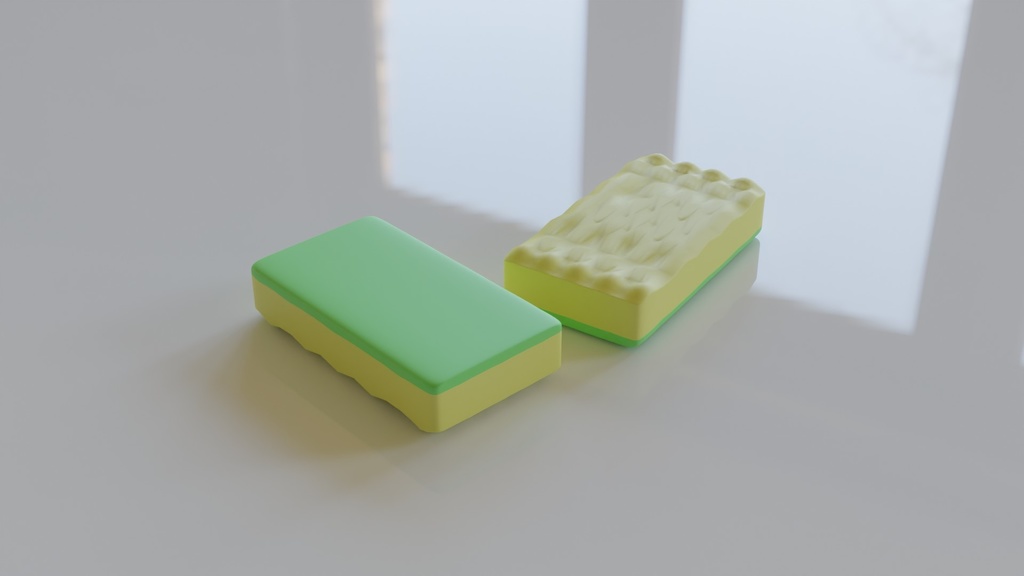 【3D素材_fbx】スポンジ