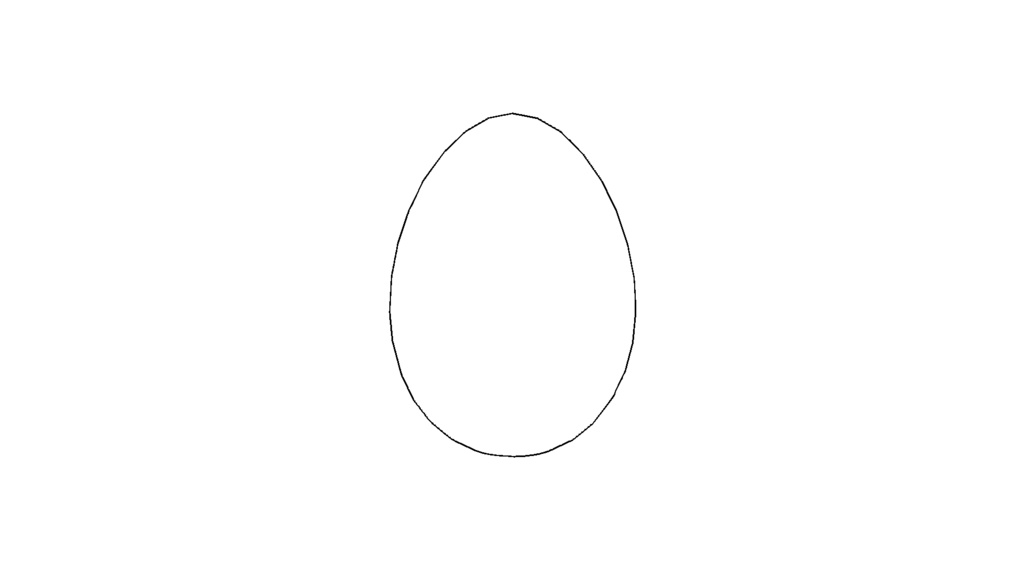 【3D素材_fbx】ゆで卵