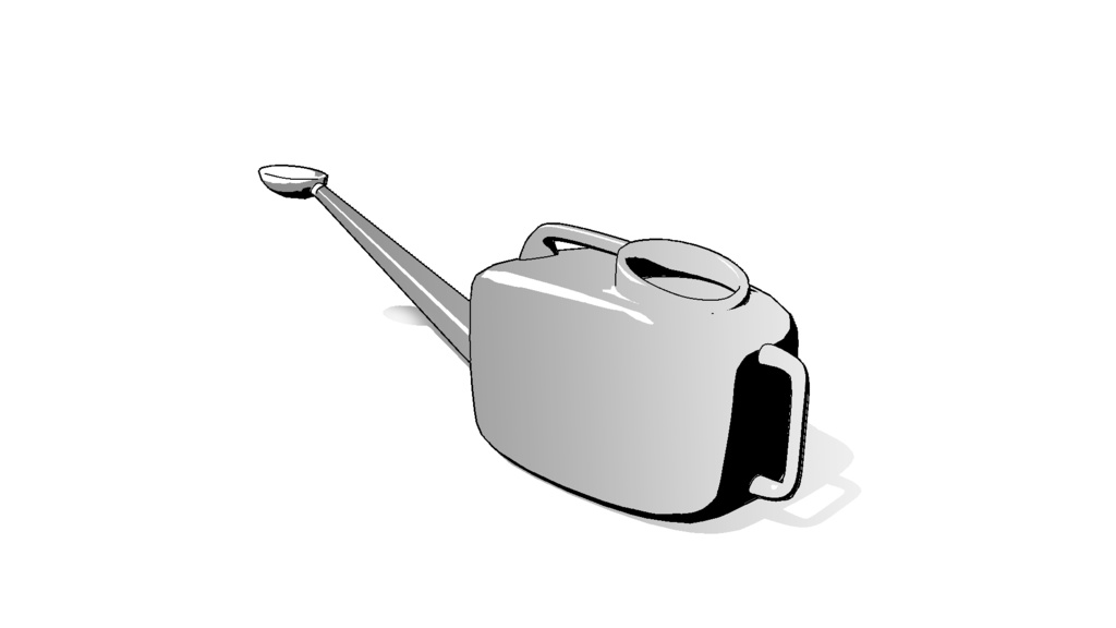 【3D素材_fbx】じょうろ