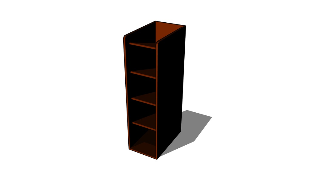 【3D素材_fbx】ペン立て