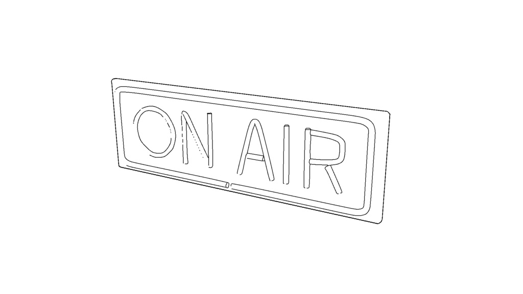 【3D素材_fbx】ネオンサイン