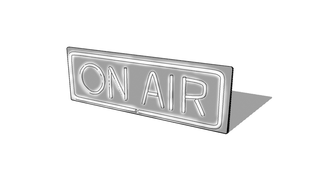 【3D素材_fbx】ネオンサイン