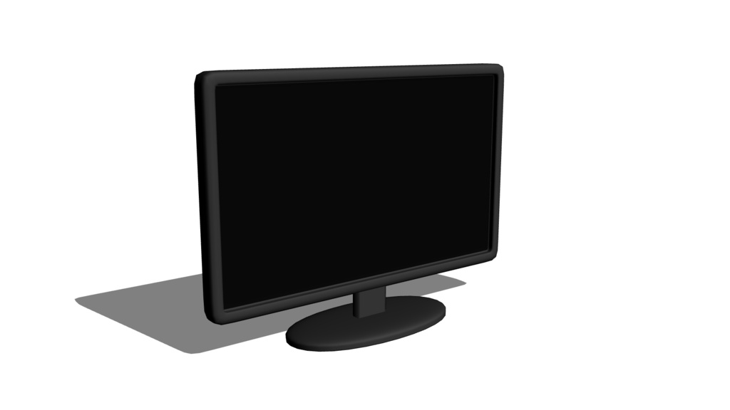 【3D素材_fbx】テレビ(簡易)