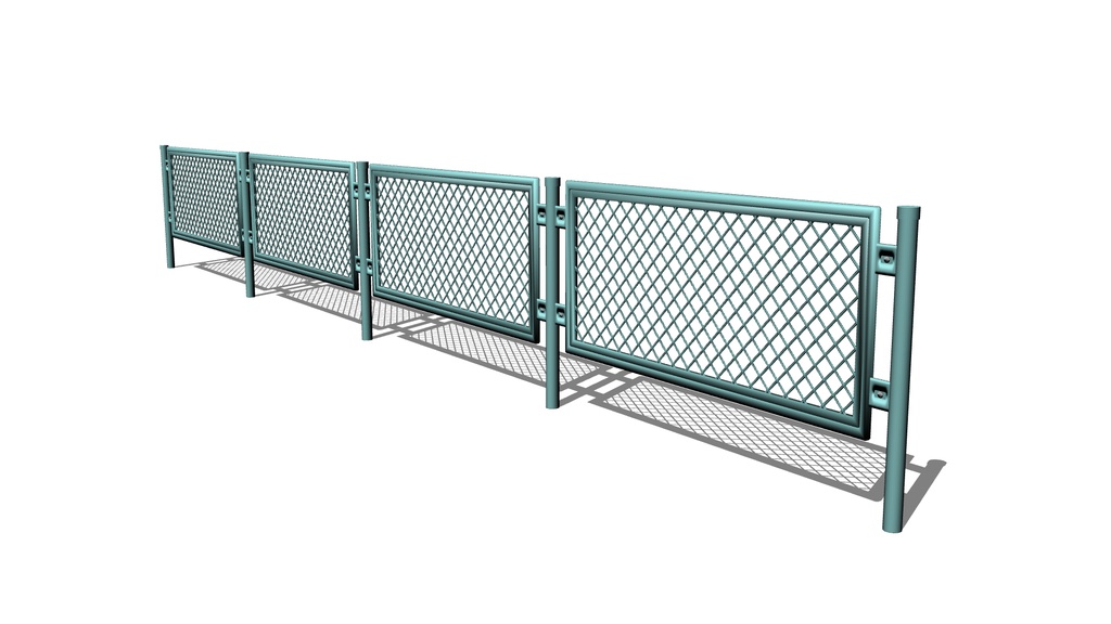 【3D素材_fbx】フェンス