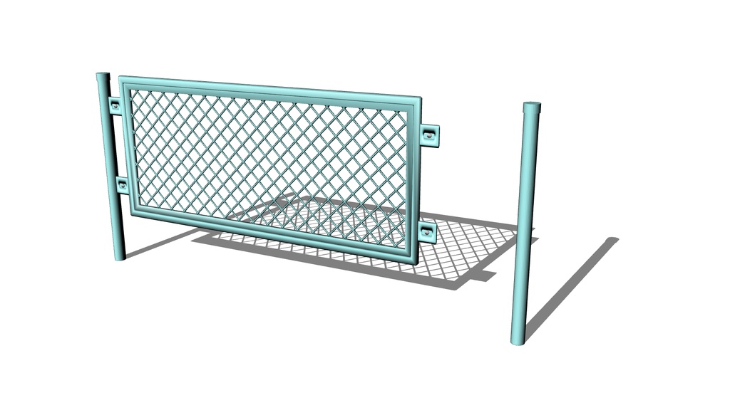 【3D素材_fbx】フェンス