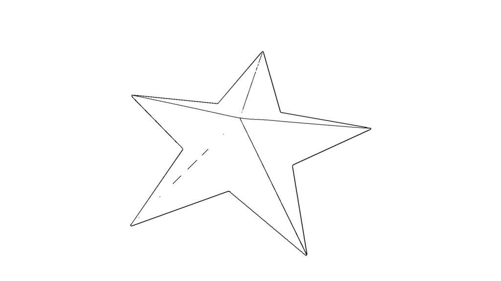 【3D素材_fbx】クリスマススター