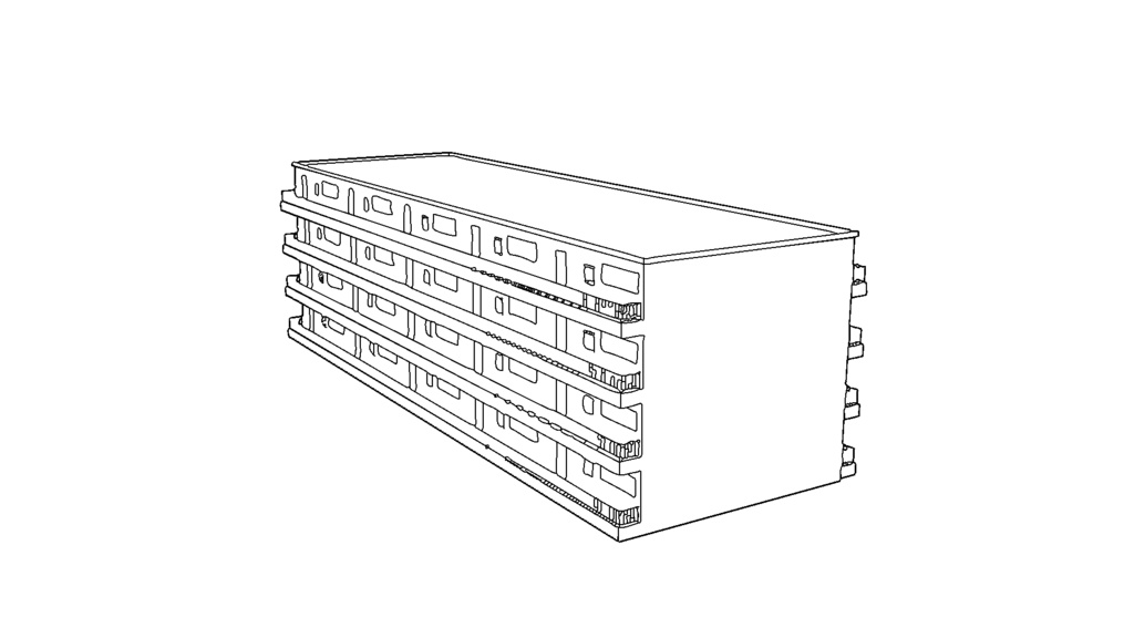 【3D素材_fbx】マンション