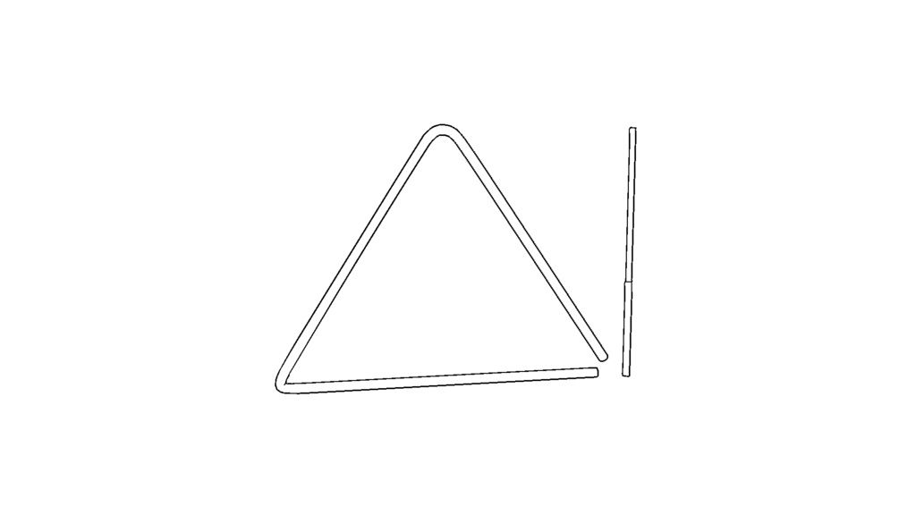 【3D素材_fbx】トライアングル