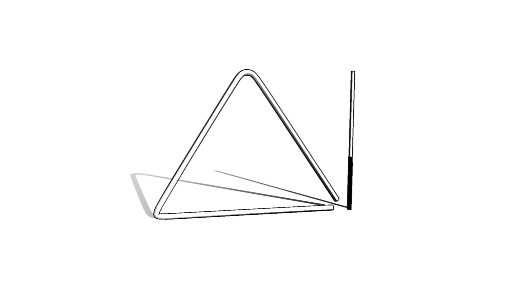 【3D素材_fbx】トライアングル