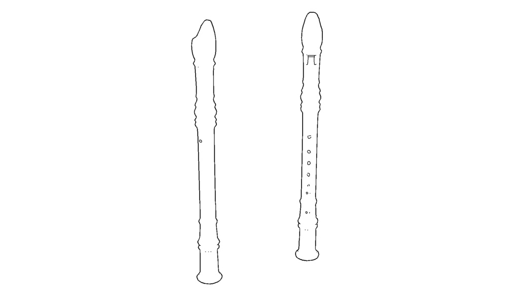 【3D素材_fbx】ソプラノリコーダー