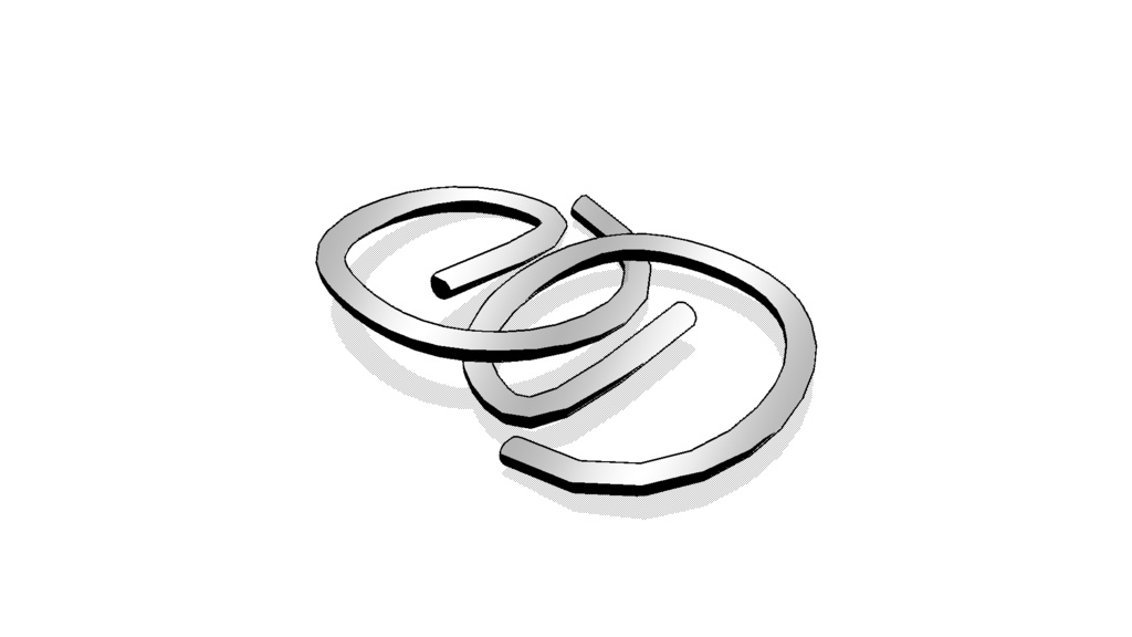 【3D素材_fbx】知恵の輪