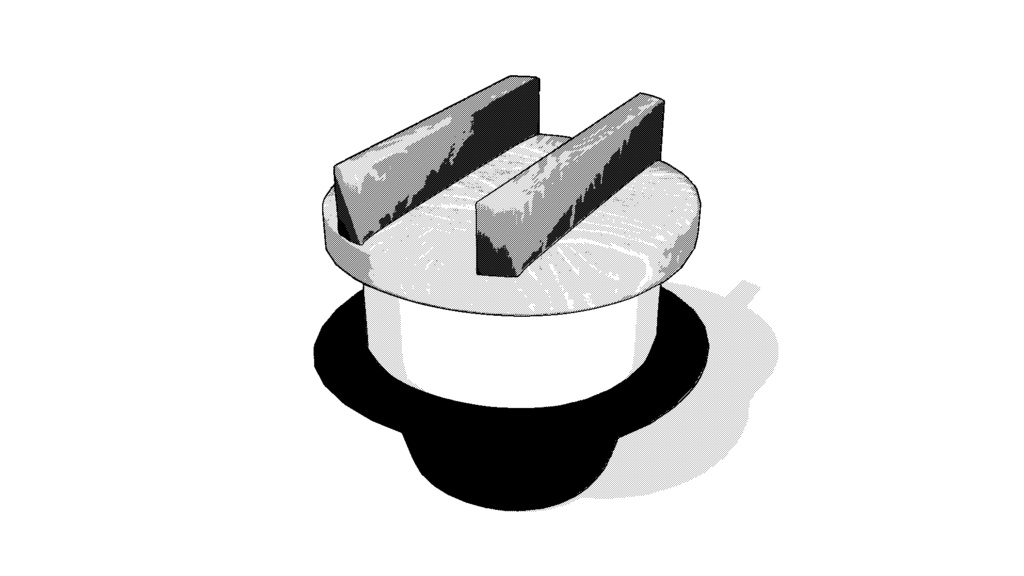 【3D素材_fbx】釜