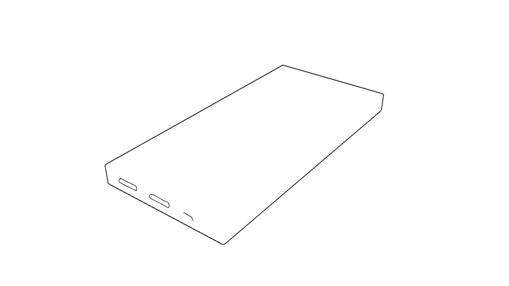 【3D素材_fbx】モバイルバッテリー